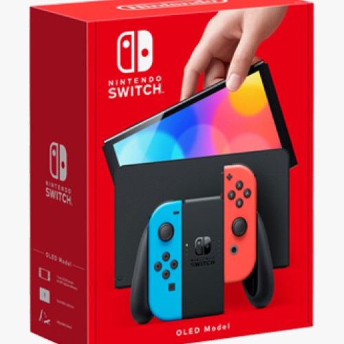 Nintendo Switch (OLED Model) Neon Blue/Neon